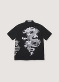 Supreme The Great China Wall Dragon Polo Black Supreme The Great China Wall Dragon Polo Black - Image 2 | Authenticated at Pieces Los Angeles