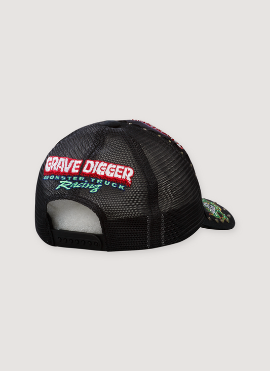 Supreme Monster Jam Grave Digger Trucker Hat Black