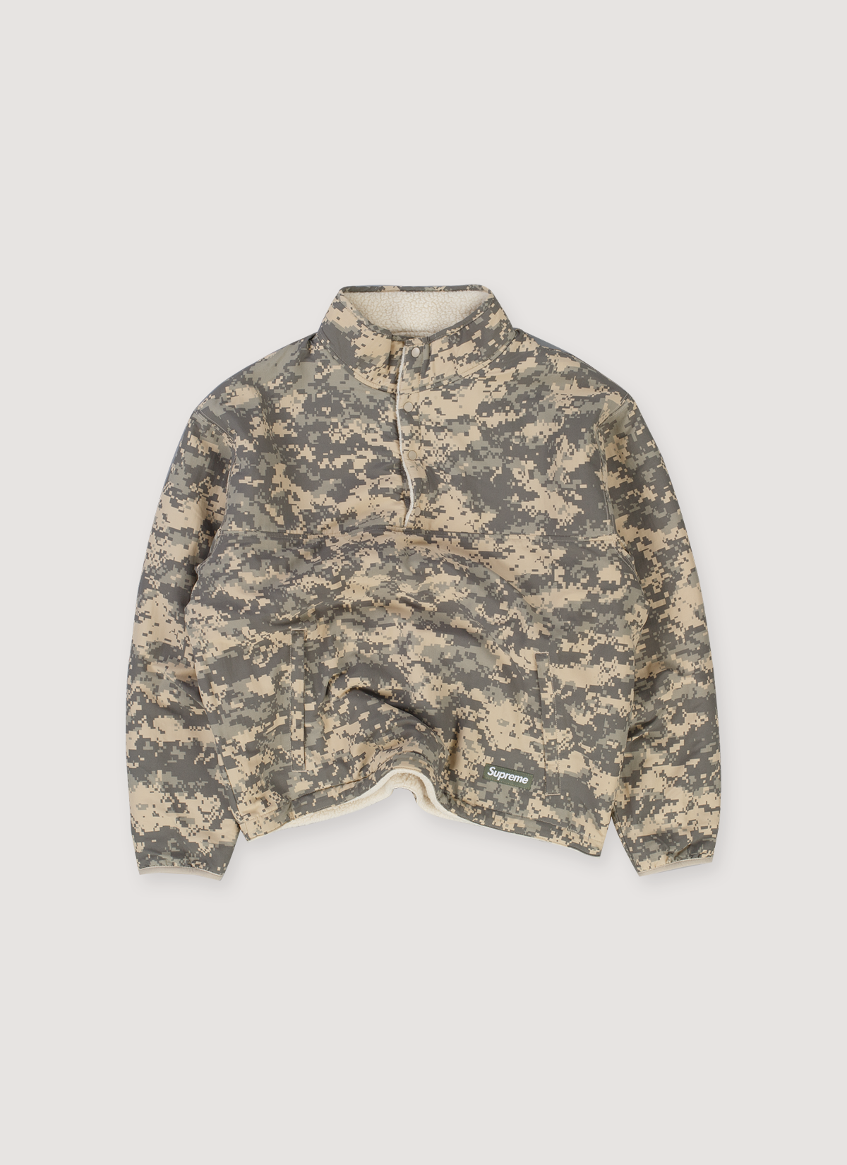 Supreme Polartec Shearling Reversible Pullover Natural (Pre-Owned)