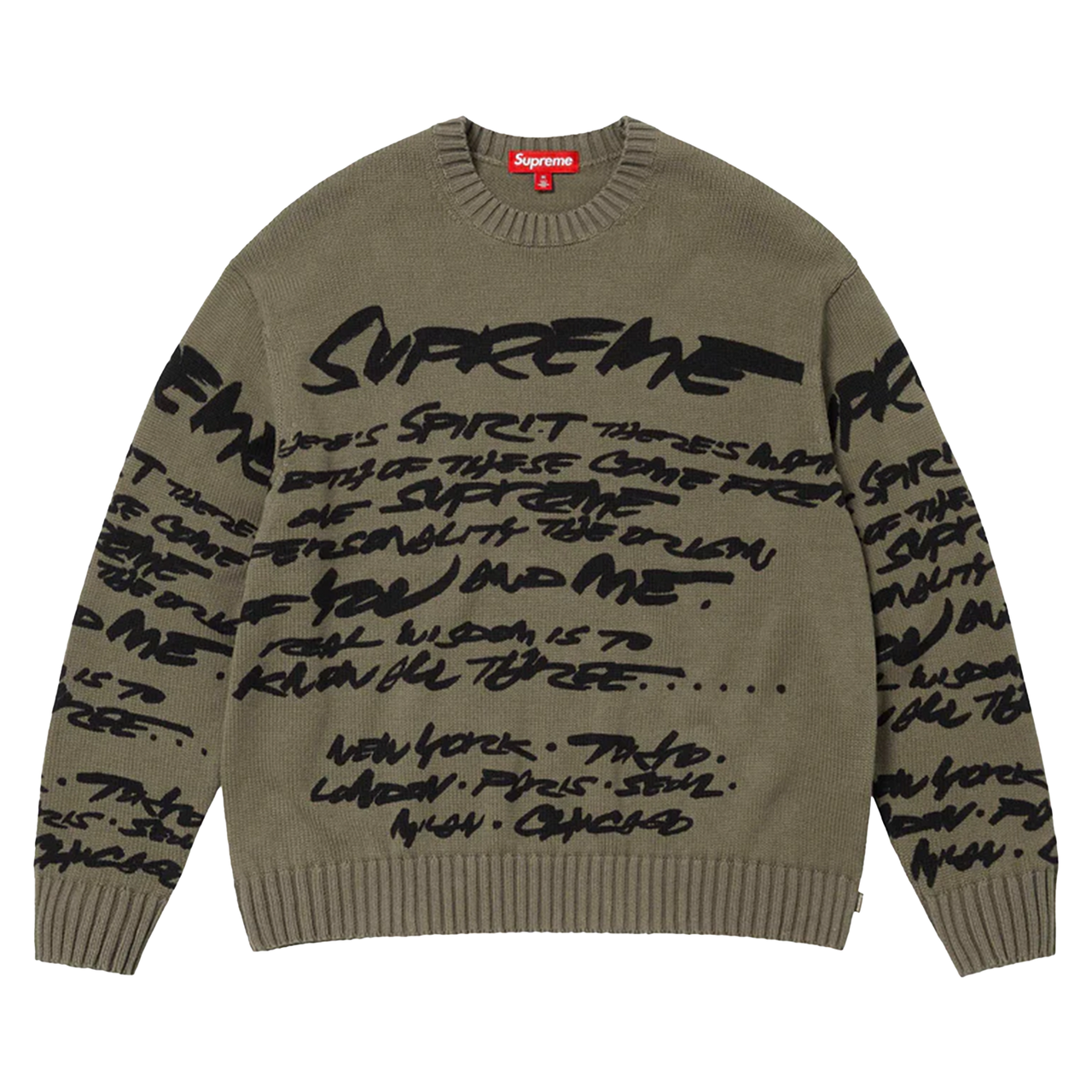 Supreme Futura Sweater Olive