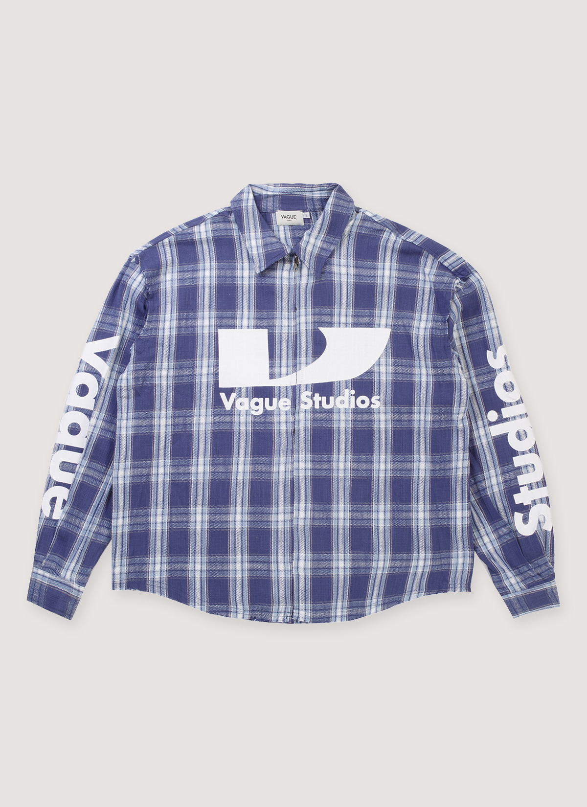 Vague Studios Surge Zip Flannel Blue