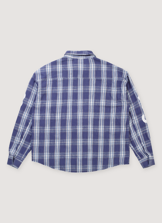 Vague Studios Surge Zip Flannel Blue