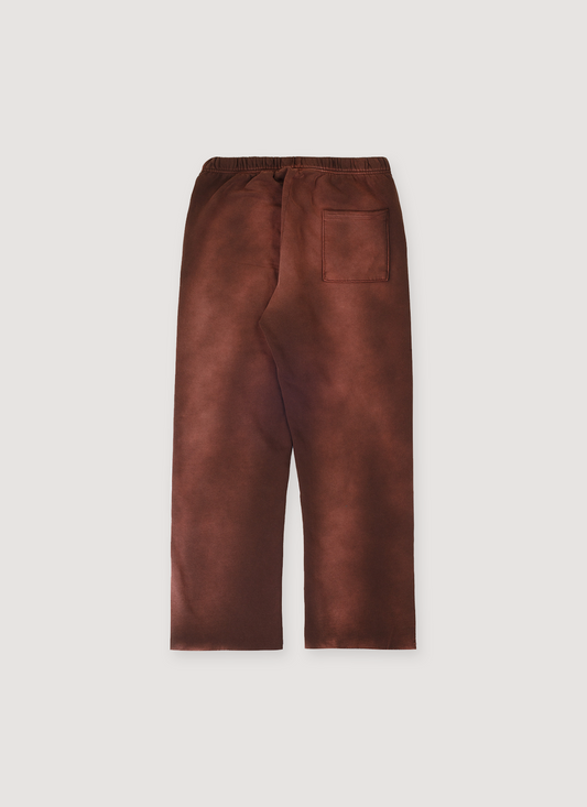 Thirteen Studios Logo Sweatpants Faded Brown