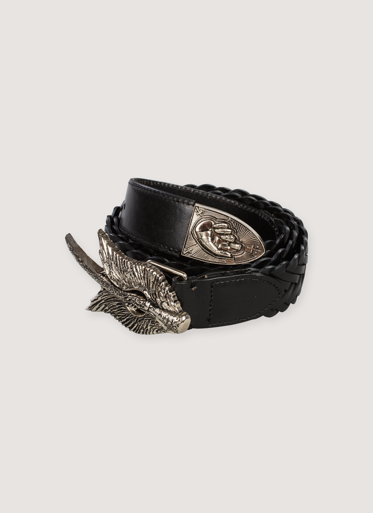 Richill Melancholy Winged Sword Insignia Belt Woven