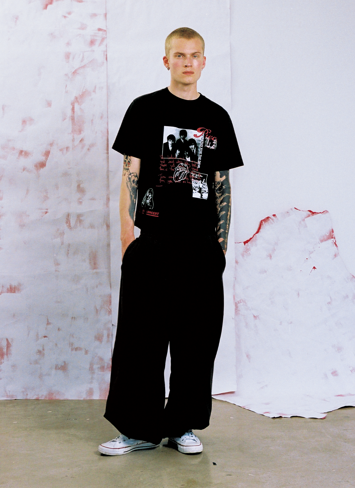 Pieces Sympathy Tee Vintage Black