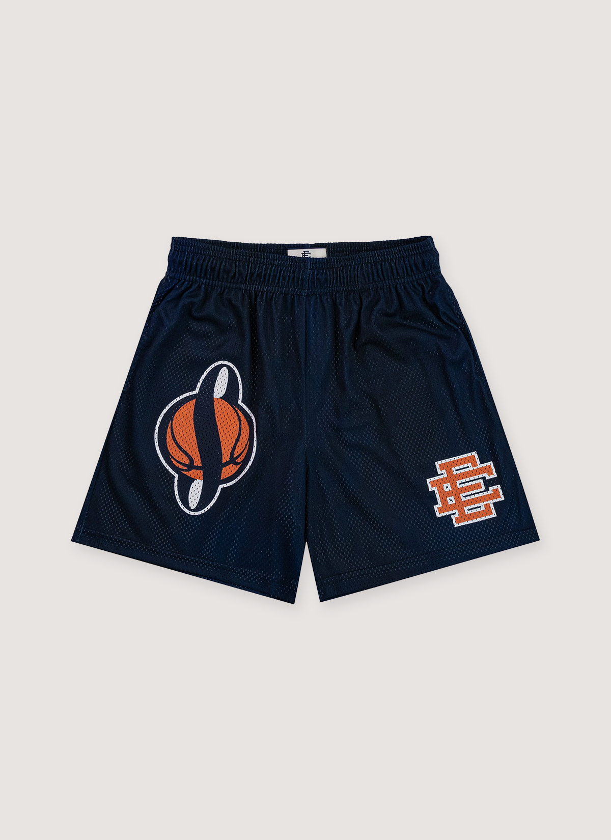 Eric Emanuel Syracuse Basic Shorts Navy Orange