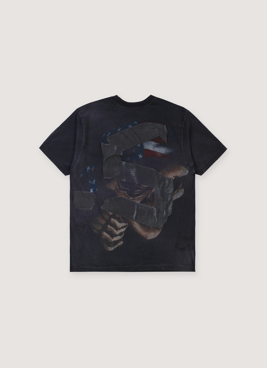 Travis Scott Metlife II Cross Tee Black