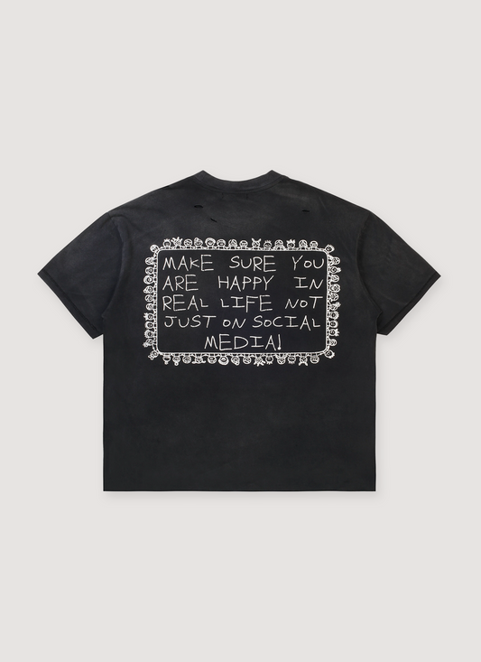 Teacher Tee Vintage Black