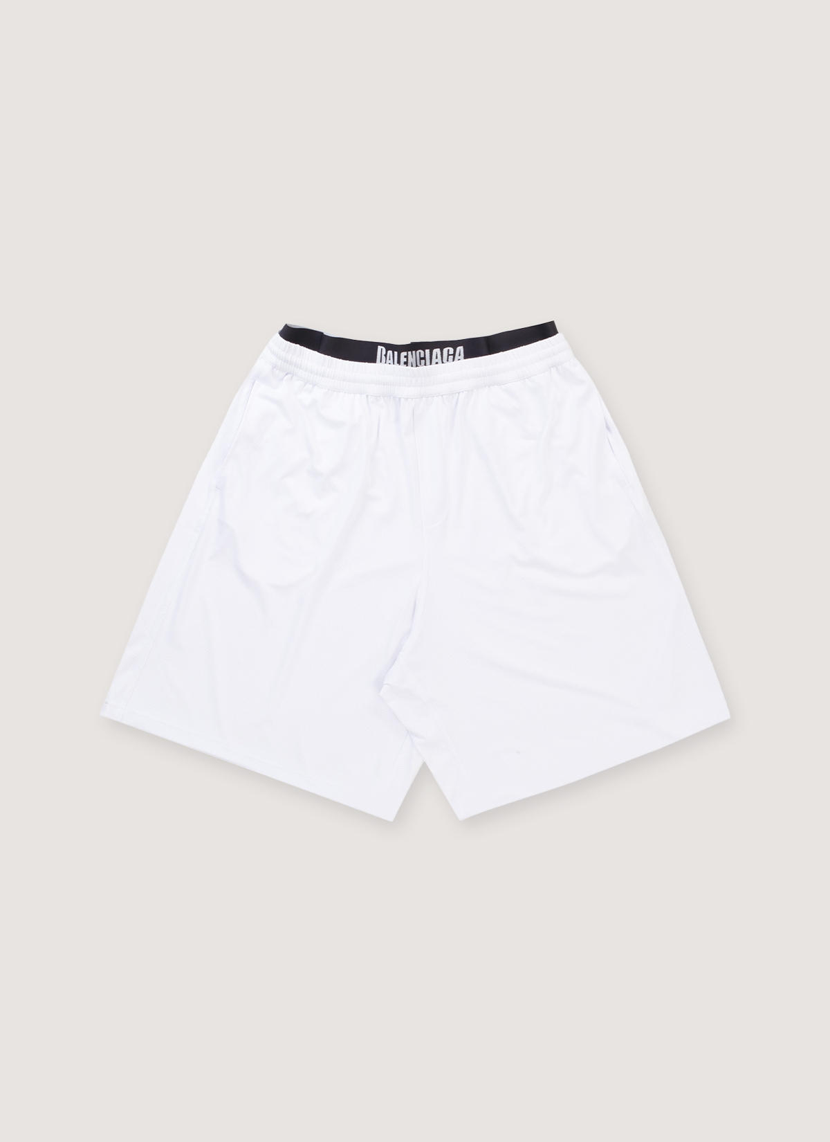 Balenciaga Technical Mesh Swim Shorts White