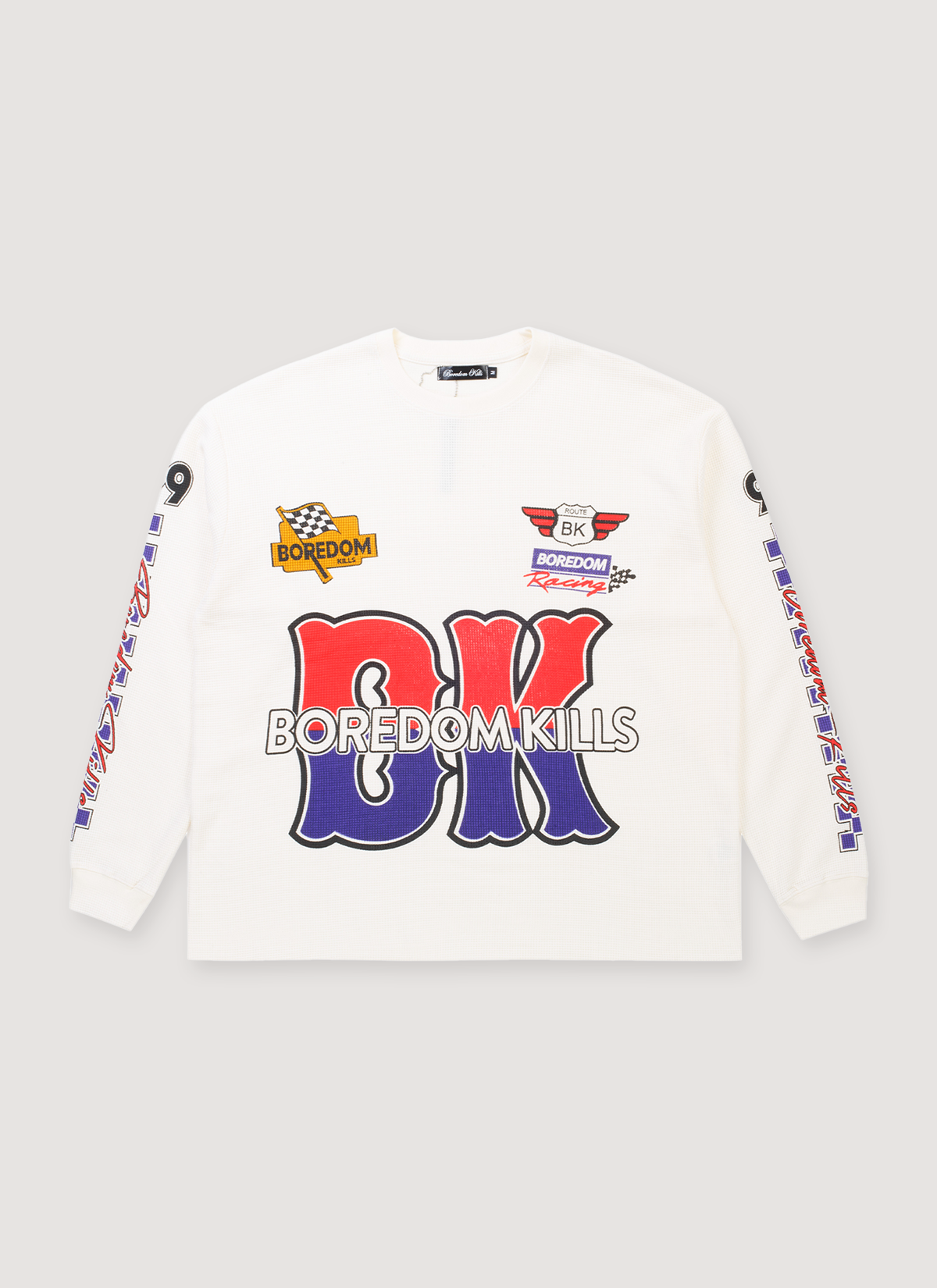 Boredom Kills BK Race Thermal Longsleeve Cream