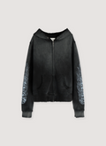 Vague Studios Thrash Zip Up Sweatshirt Vague Studios Thrash Zip Up Sweatshirt - Image 2 | Authenticated at Pieces Los Angeles