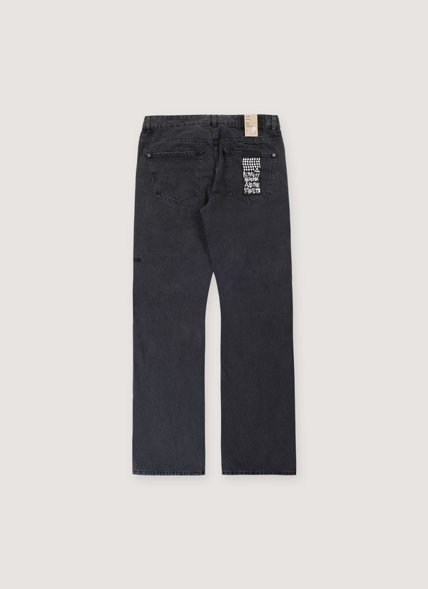 Ksubi Bronko Thrashed Jeans Asher Black alternate view - Shop at Pieces Los Angeles