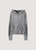 Vague Studios Thrash Zip Up Sweatshirt Vague Studios Thrash Zip Up Sweatshirt - Image 1 | Authenticated at Pieces Los Angeles