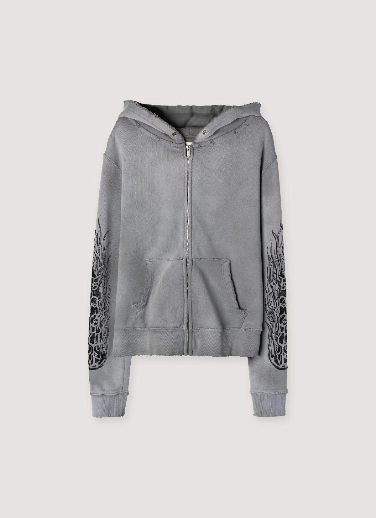 Vague Studios Thrash Zip Up Sweatshirt Vague Studios Thrash Zip Up Sweatshirt - Image 1 | Authenticated at Pieces Los Angeles