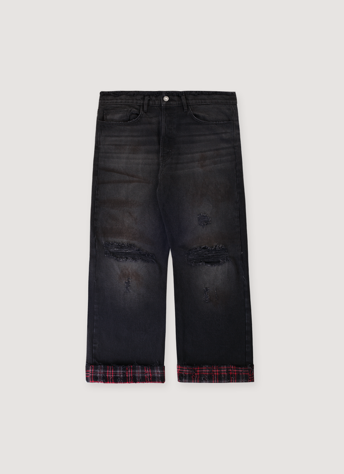 Pieces Thrashed Denim V2 Damaged Black Pieces Thrashed Denim V2 Damaged Black - Image 1 | Authenticated at Pieces Los Angeles