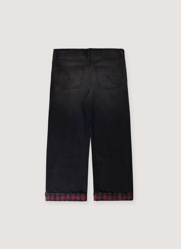 Pieces Thrashed Denim V2 Damaged Black alternate view - Shop at Pieces Los Angeles