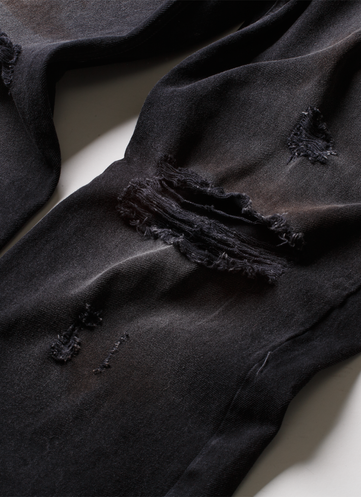 Pieces Thrashed Denim V2 Damaged Black Pieces Thrashed Denim V2 Damaged Black - Image 3 | Authenticated at Pieces Los Angeles