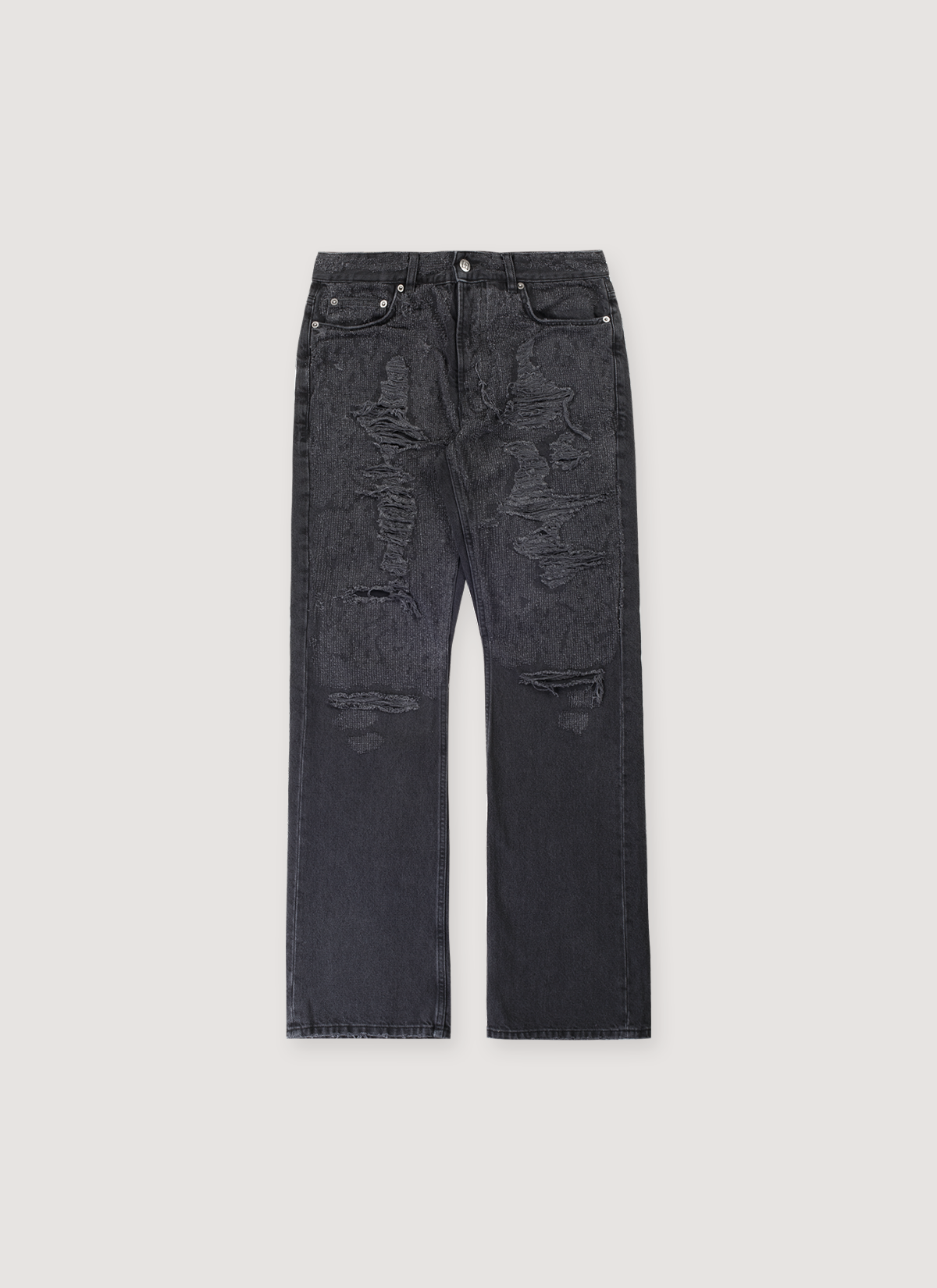 Ksubi Bronko Thrashed Jeans Asher Black Ksubi Bronko Thrashed Jeans Asher Black - Image 1 | Authenticated at Pieces Los Angeles