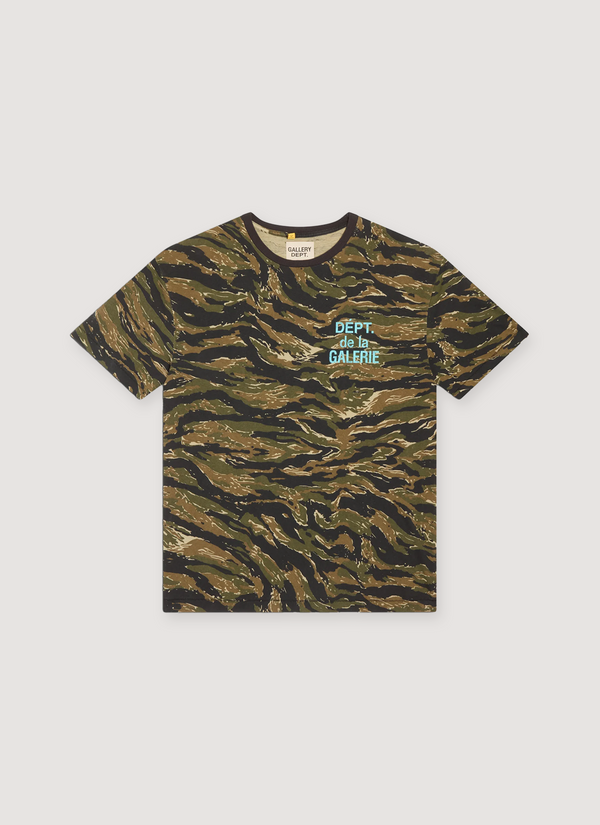 Gallery Dept. French Tee Tiger Camo French Tee Tiger Camo - Authenticated T-shirts | Pieces Los Angeles