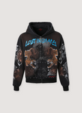 Lost Intricacy Twin Tiger Zip Up Black Lost Intricacy Twin Tiger Zip Up Black - Image 1 | Authenticated at Pieces Los Angeles