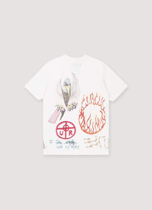 Travis Scott Tournee Tee White