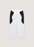 Hellstar Contrast Panel Trackpants White Black Hellstar Contrast Panel Trackpants White Black - Image 2 | Authenticated at Pieces Los Angeles