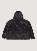 GV Gallery Garbage Bag Jacket Black Zip Up Hoodie back view GV Gallery Garbage Bag Jacket Black - Image 2 | Authenticated at Pieces Los Angeles
