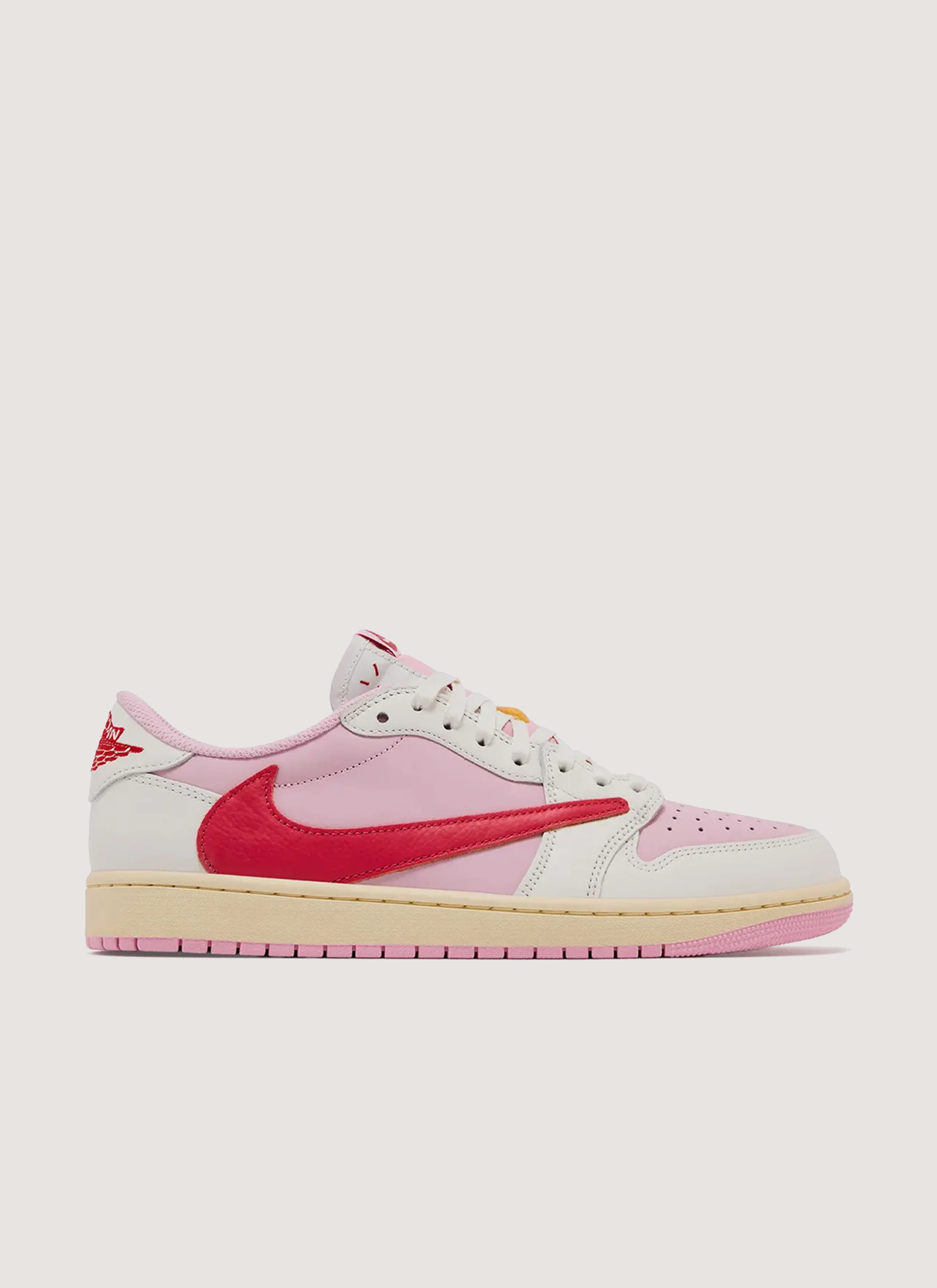 Jordan Retro 1 Low Travis Scott Shy Pink Jordan Retro 1 Low Travis Scott Shy Pink - Image 1 | Authenticated at Pieces Los Angeles