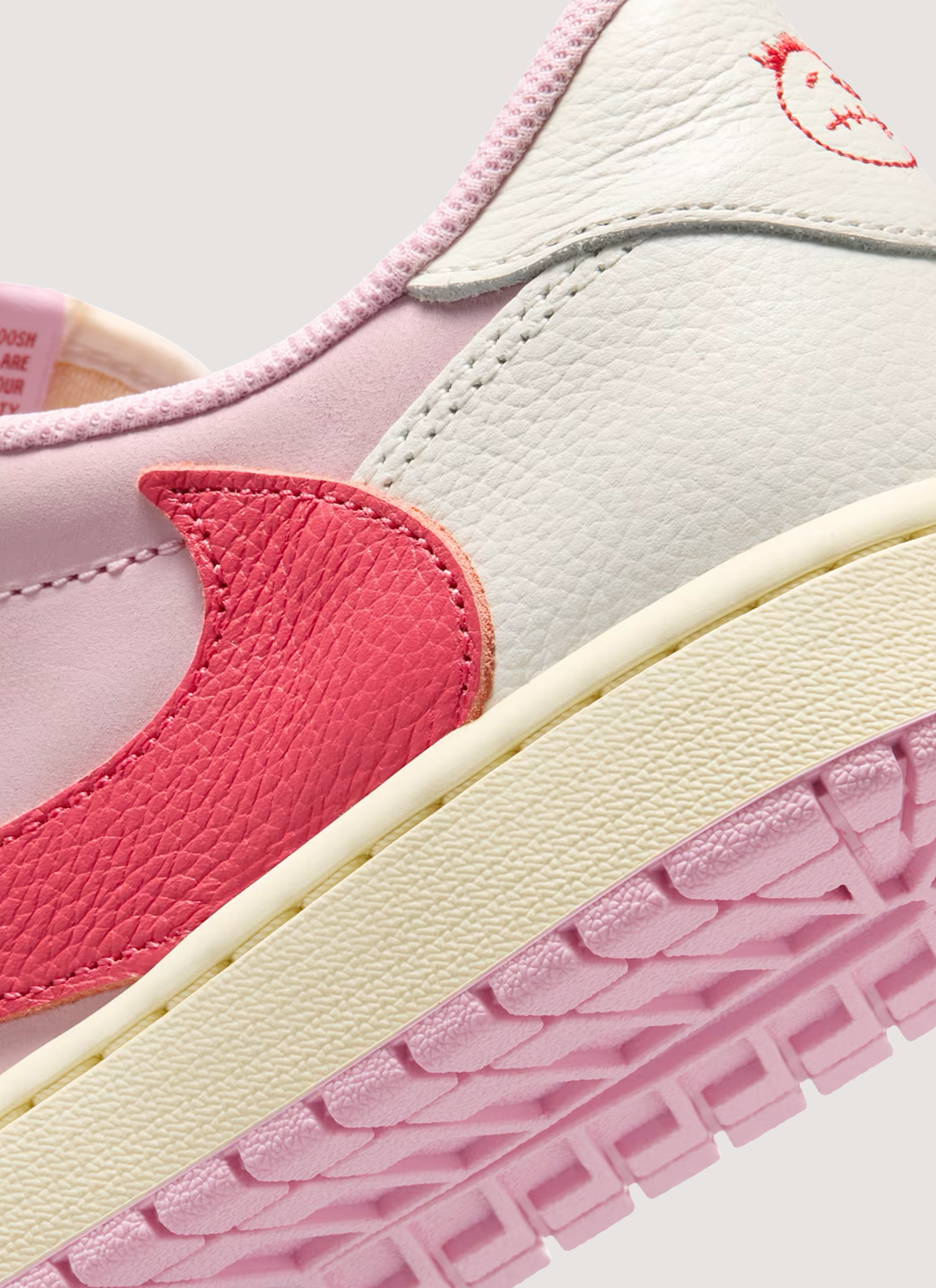 Jordan Retro 1 Low Travis Scott Shy Pink Jordan Retro 1 Low Travis Scott Shy Pink - Image 3 | Authenticated at Pieces Los Angeles