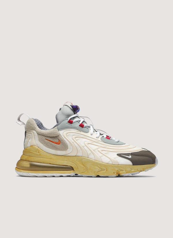 Nike Travis Scott Air Max 270 React ENG Cactus Trails (2020) Travis Scott Air Max 270 React ENG Cactus Trails (2020) - Authenticated Sneakers | Pieces Los Angeles