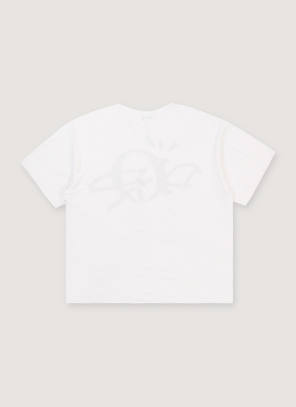 Dior Travis Scott Cactus Jack Oversized Tee White Brown alternate view - Shop at Pieces Los Angeles