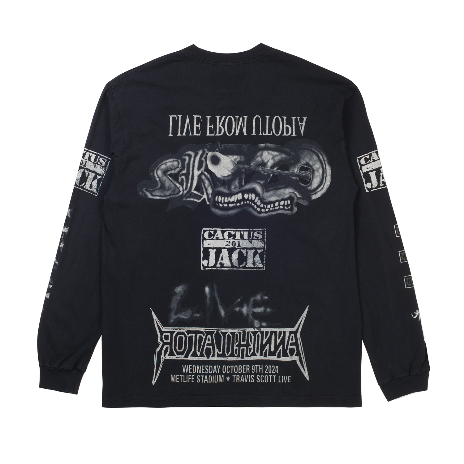 Travis Scott Eidol Long Sleeve Black