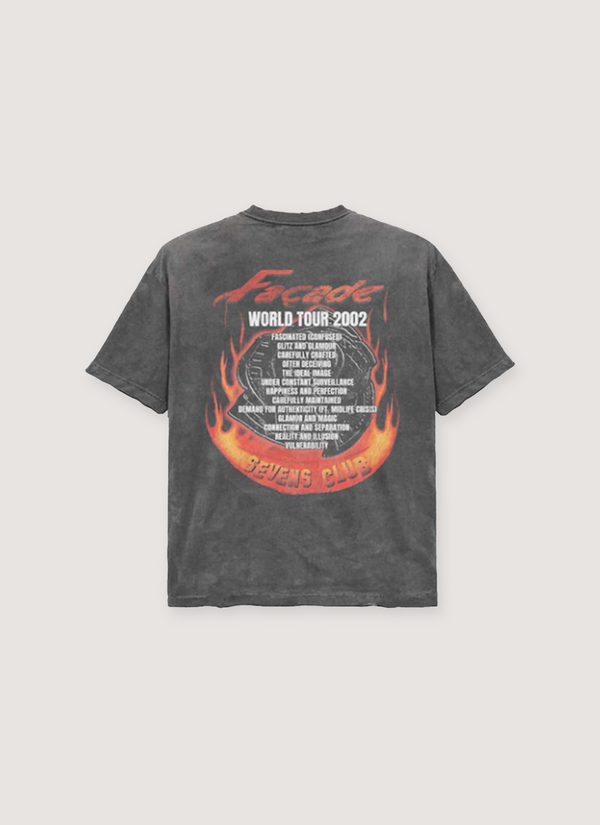 Triple Sevens Flamerock Tee Vintage Black alternate view - Shop at Pieces Los Angeles