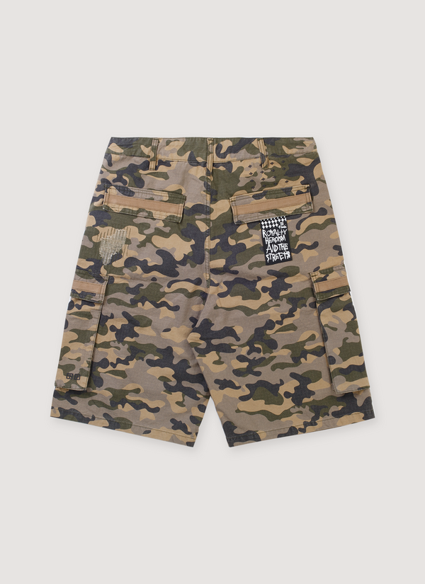 Ksubi Troop Cargo Shorts Camo alternate view - Shop at Pieces Los Angeles