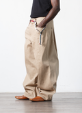 Pieces Back Pleated Trousers Dust Pieces Back Pleated Trousers Dust - Image 6 | Authenticated at Pieces Los Angeles