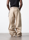 Pieces Back Pleated Trousers Dust Pieces Back Pleated Trousers Dust - Image 7 | Authenticated at Pieces Los Angeles