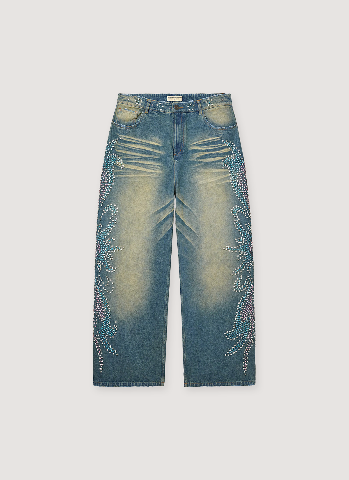 Vale Forever Tsunami Denim Jeans Blue Vale Forever Tsunami Denim Jeans Blue - Image 1 | Authenticated at Pieces Los Angeles