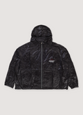 GV Gallery Garbage Bag Jacket Black Zip Up Hoodie front view GV Gallery Garbage Bag Jacket Black - Image 1 | Authenticated at Pieces Los Angeles
