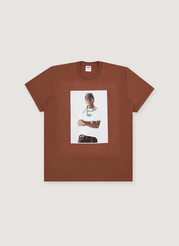 Supreme Tyler, The Creator Tee Brown Tyler, The Creator Tee Brown - Authenticated T-shirts | Pieces Los Angeles