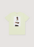 Supreme Tyler, The Creator Tee Shirt Pale Mint Green with graphic of Tyler, front view