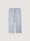 Louis Vuitton Tyler, the Creator Monogram Denim Pants Light Indigo Louis Vuitton Tyler, the Creator Monogram Denim Pants Light Indigo - Image 1 | Authenticated at Pieces Los Angeles