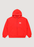 Balenciaga Under Armour Zip Up Sweatshirt Red Balenciaga Under Armour Zip Up Sweatshirt Red - Image 1 | Authenticated at Pieces Los Angeles