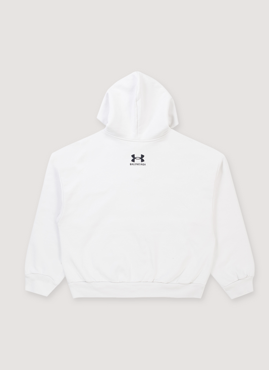Balenciaga x Under Armour Zip Up Sweatshirt White