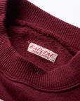 Kapital Big Kountry Crewneck Sweater Maroon