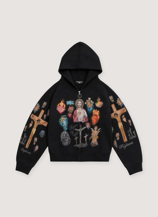 Righteous Ultimate Sacrifice Thermal Zip Sweatshirt