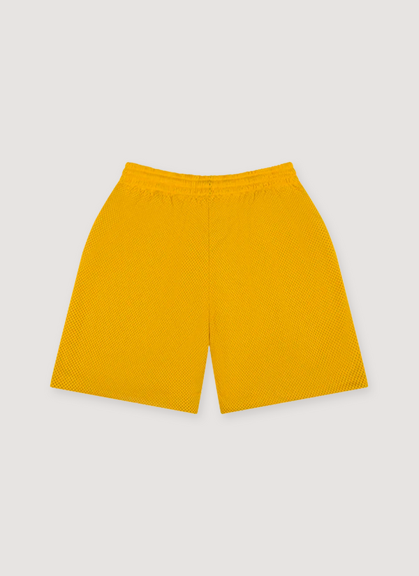 Denim Tears Denim University Mesh Shorts Yellow alternate view - Shop at Pieces Los Angeles