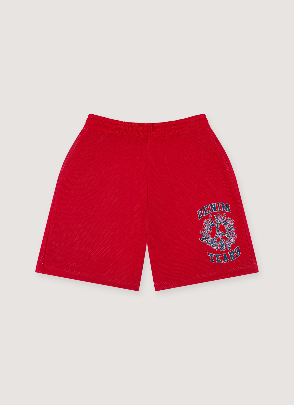Denim Tears Denim University Mesh Shorts Red
