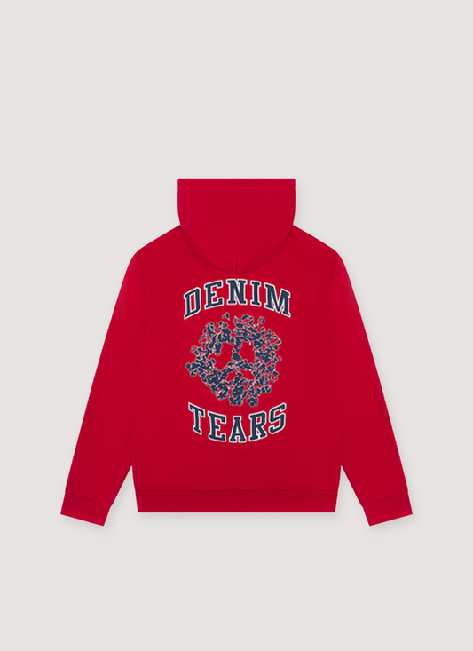 Denim Tears Denim University Zip Hoodie Red