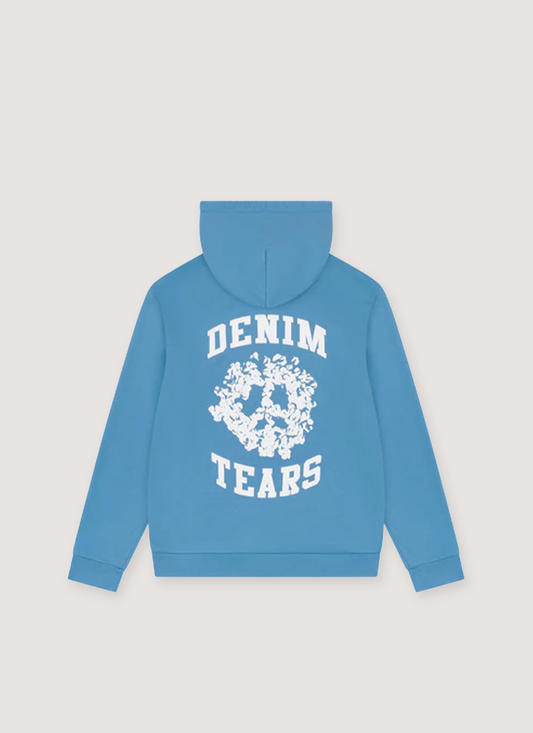 Denim Tears Denim University Zip Hoodie Light Blue