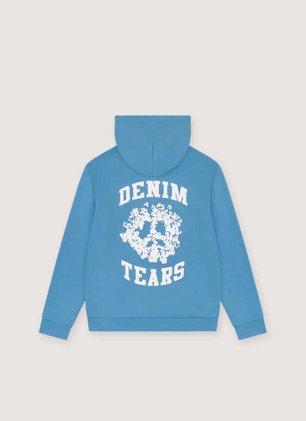Denim Tears Denim University Zip Hoodie Light Blue alternate view - Shop at Pieces Los Angeles